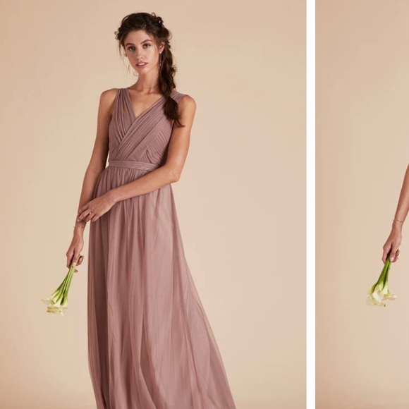 Birdy Grey | Sandy Mauve | Bridesmaid |Tulle Convertible Dress - Picture 8 of 10